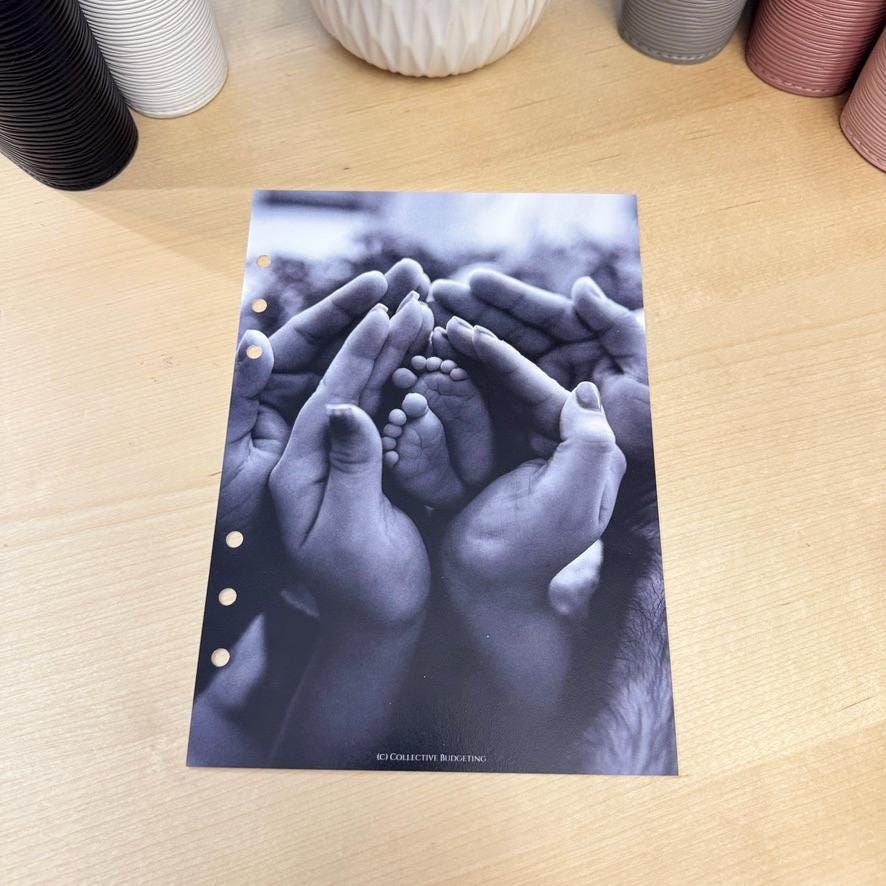 Family Budget Binder Dashboard Insert: A5/A6 Cash Stuffing Tool