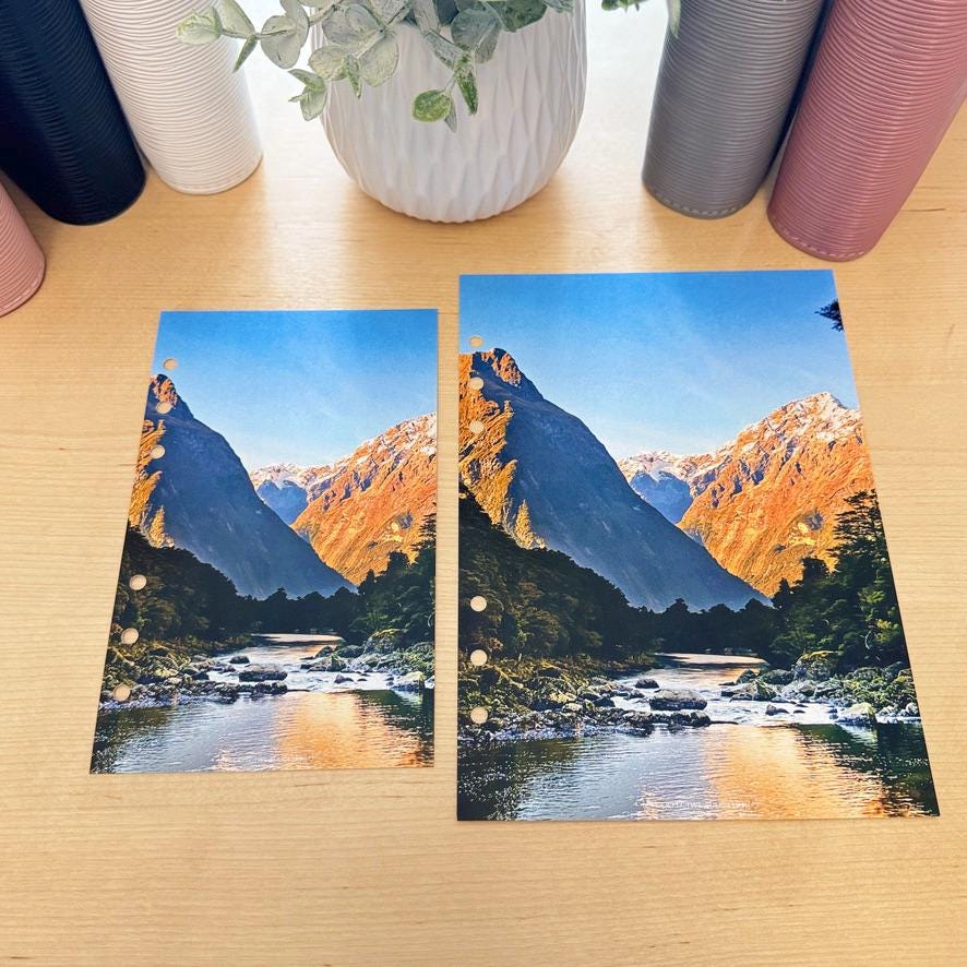 Mountains Budget Binder Dashboard Insert: A5/A6 Cash Stuffing Tool