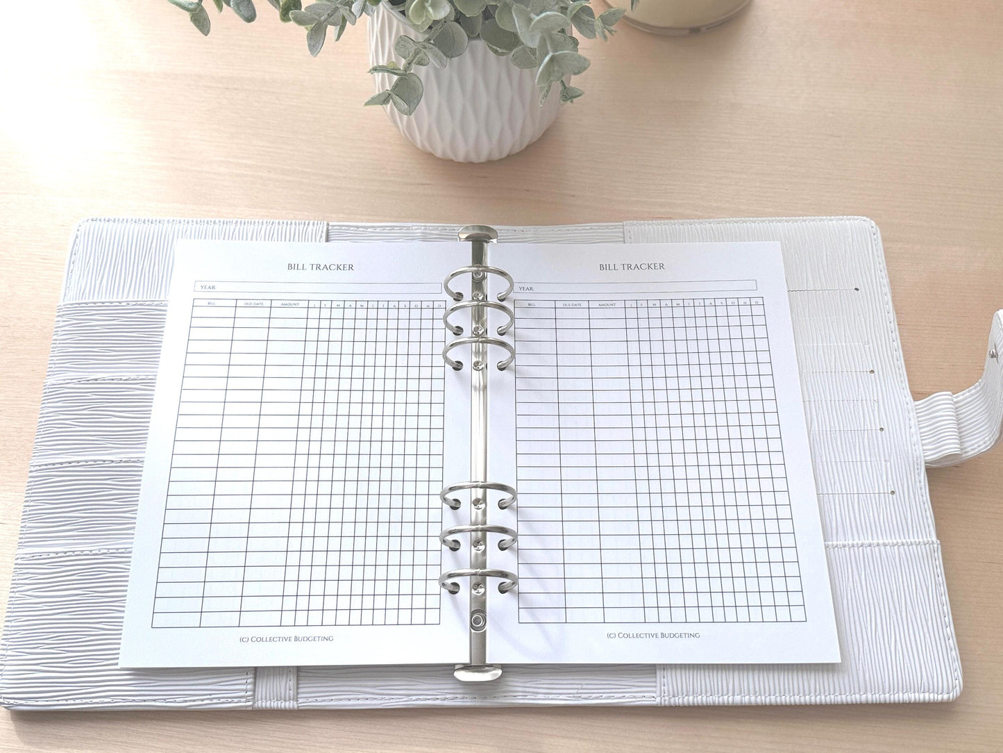 A5 Budget Binder Insert: Bill Tracker, Cash Stuffing Tool