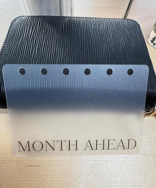 A7 Budget Binder Dashboards Dividers: Laminated Vellum Minimalist Planner Tabs