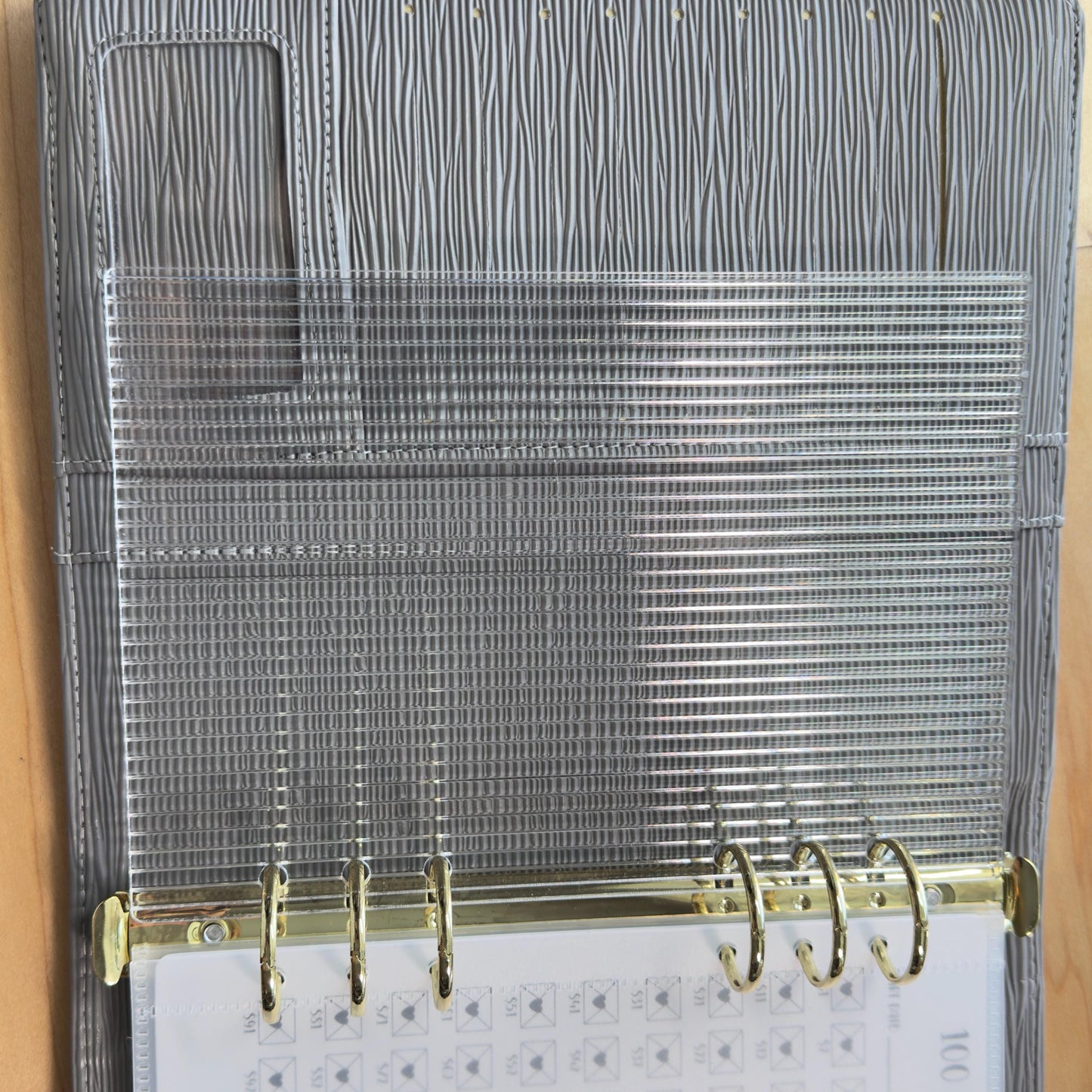 Fluted Acrylic A6/A5 Dashboard | Budget Binder Insert