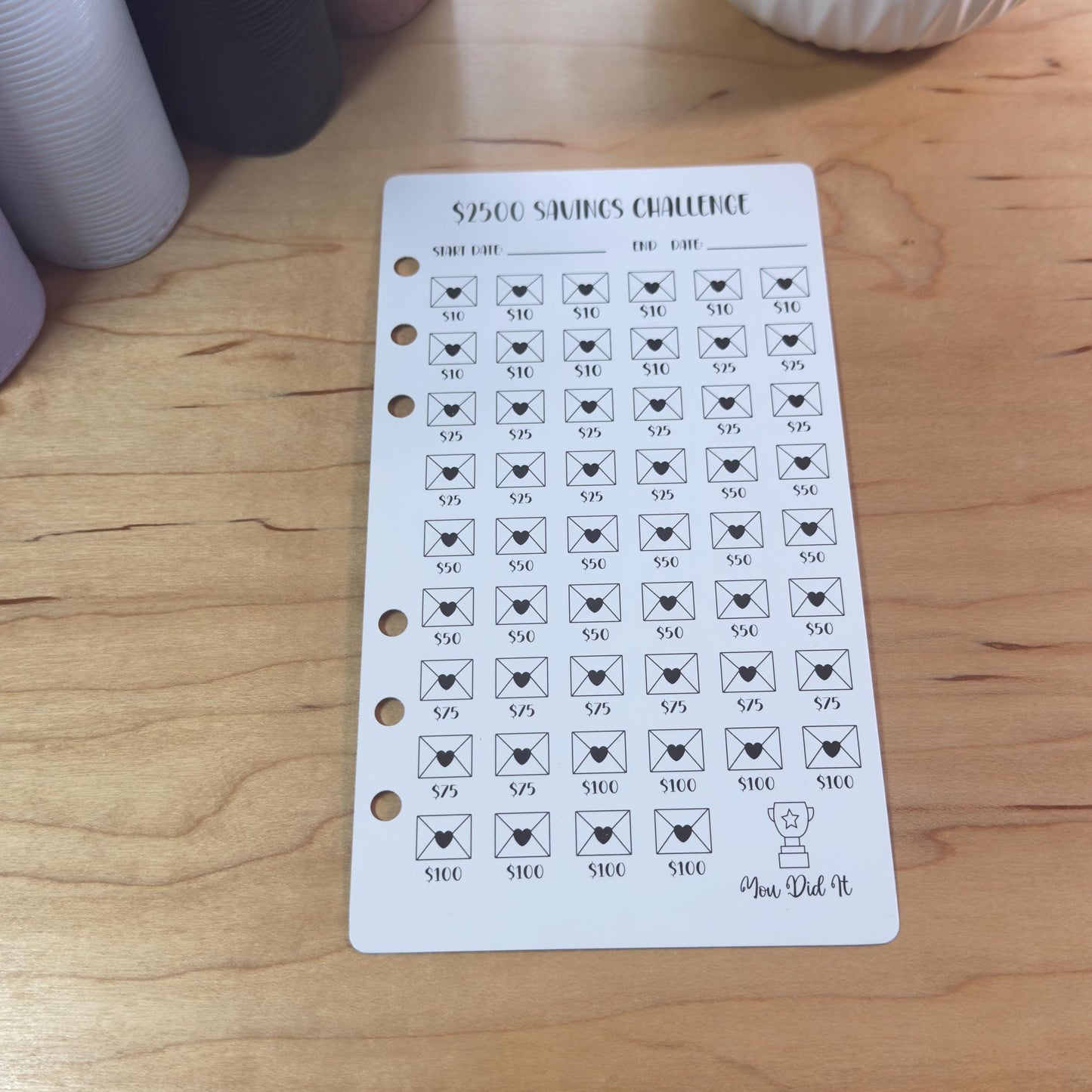 Budget Binder Savings Challenge | A5 A6 Tracker | Stuffing Binder Inserts