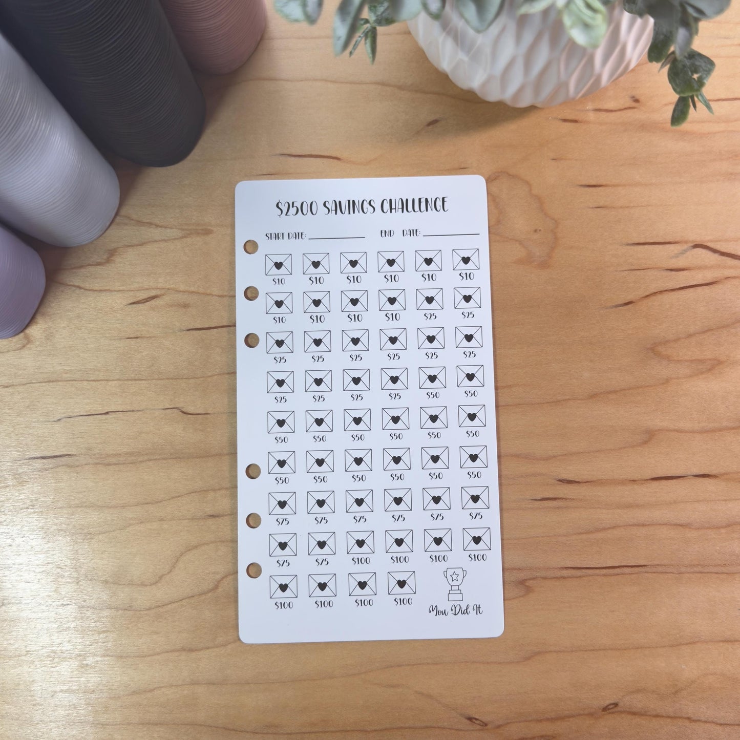 Budget Binder Savings Challenge | A5 A6 Tracker | Stuffing Binder Inserts