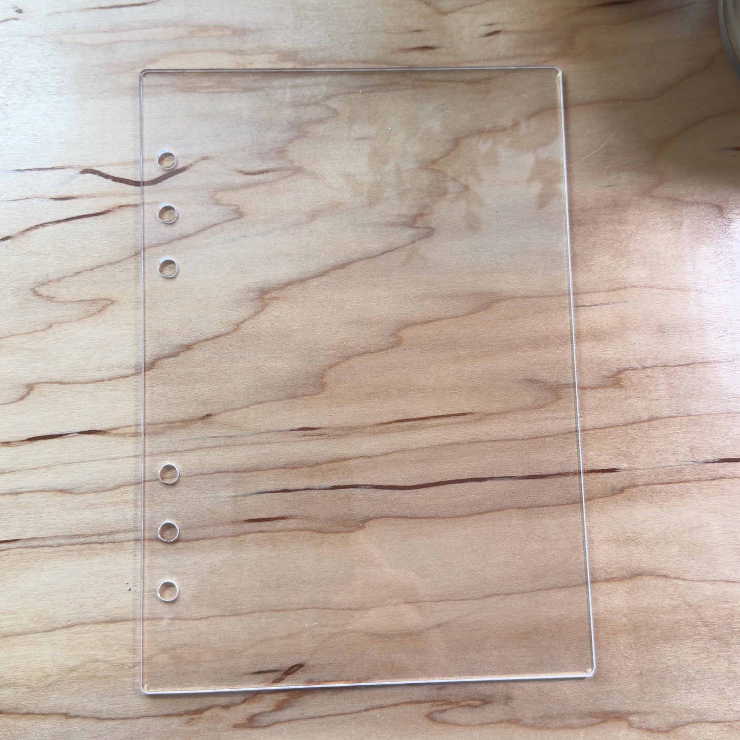 Fluted Acrylic A6/A5 Dashboard | Budget Binder Insert