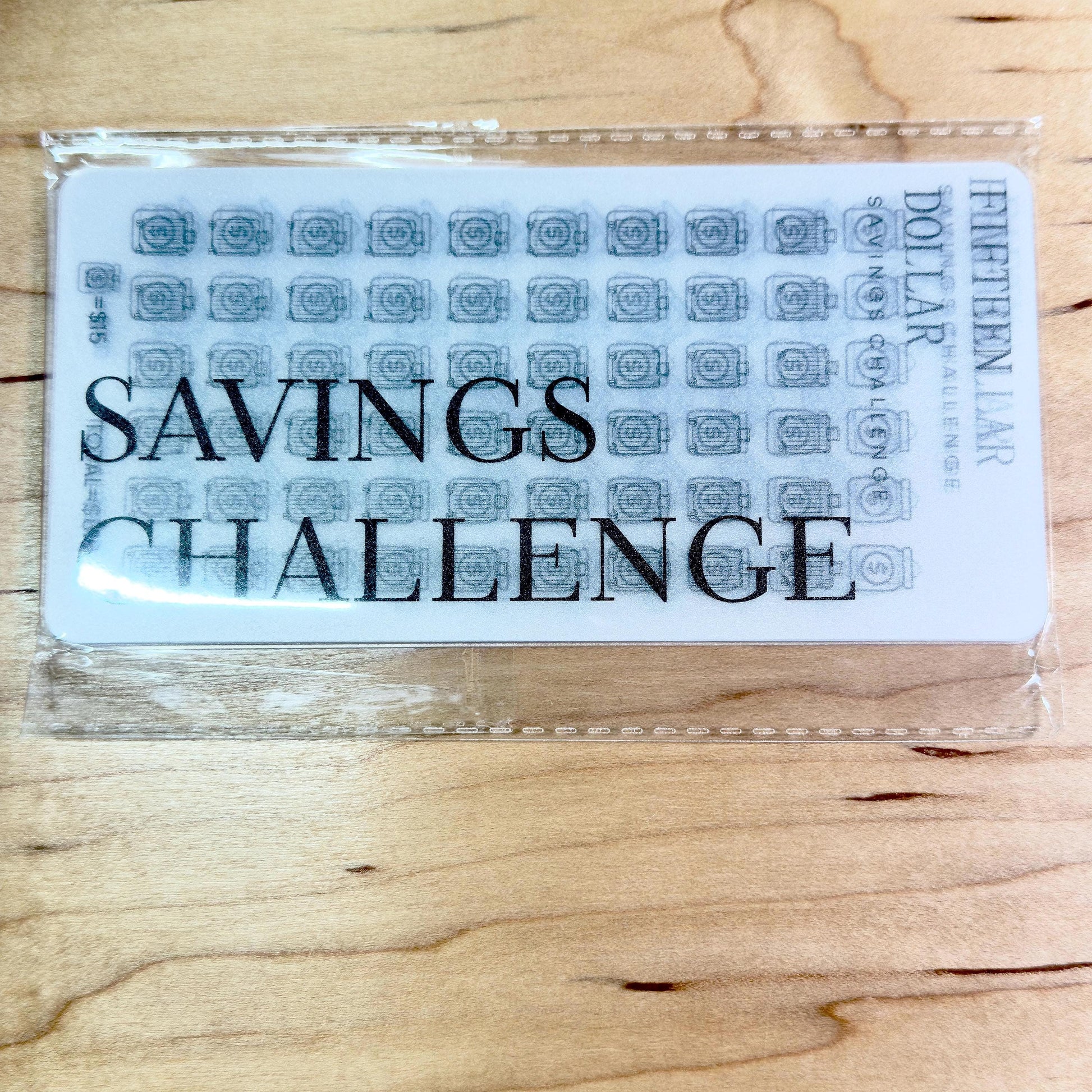 Savings Challenge Cards Set | A6 | Laminated Cash Stuffing Budget Binder Insert | Reusable Savings Tracker