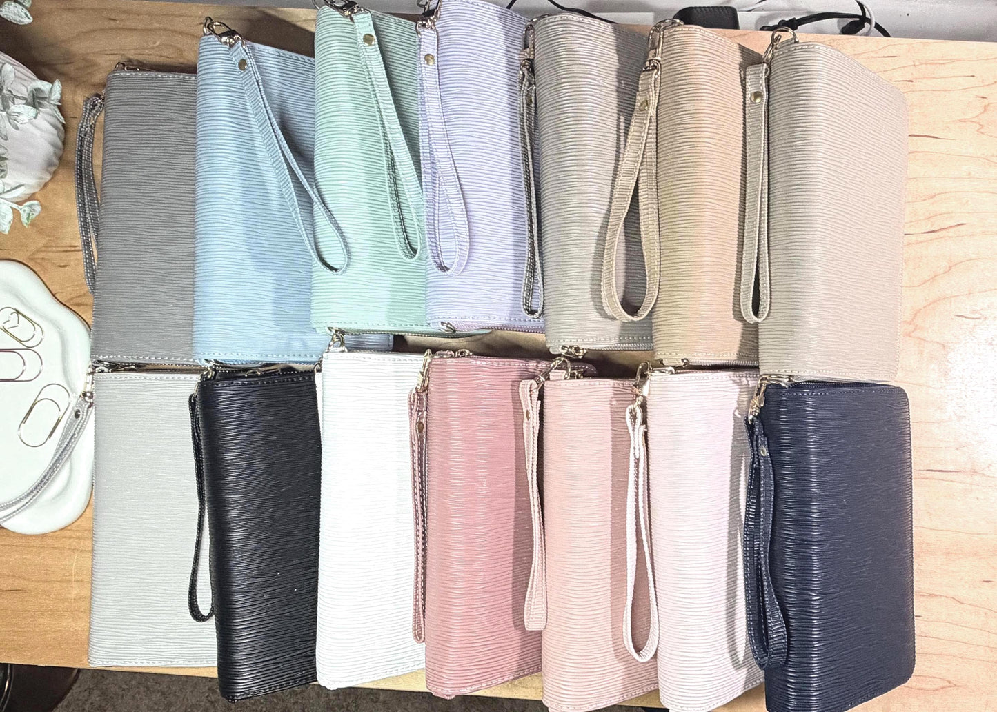 New A6 Zippy Wallet| Zipper Binder Wallet | 3-Zip Cash Stuffing Wallet with Strap