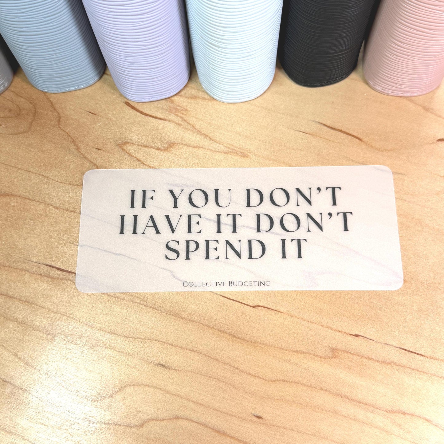 A5 A6 Sarcastic Budget Placeholders – Matte Vellum Cash Stuffing Motivational Binder Inserts