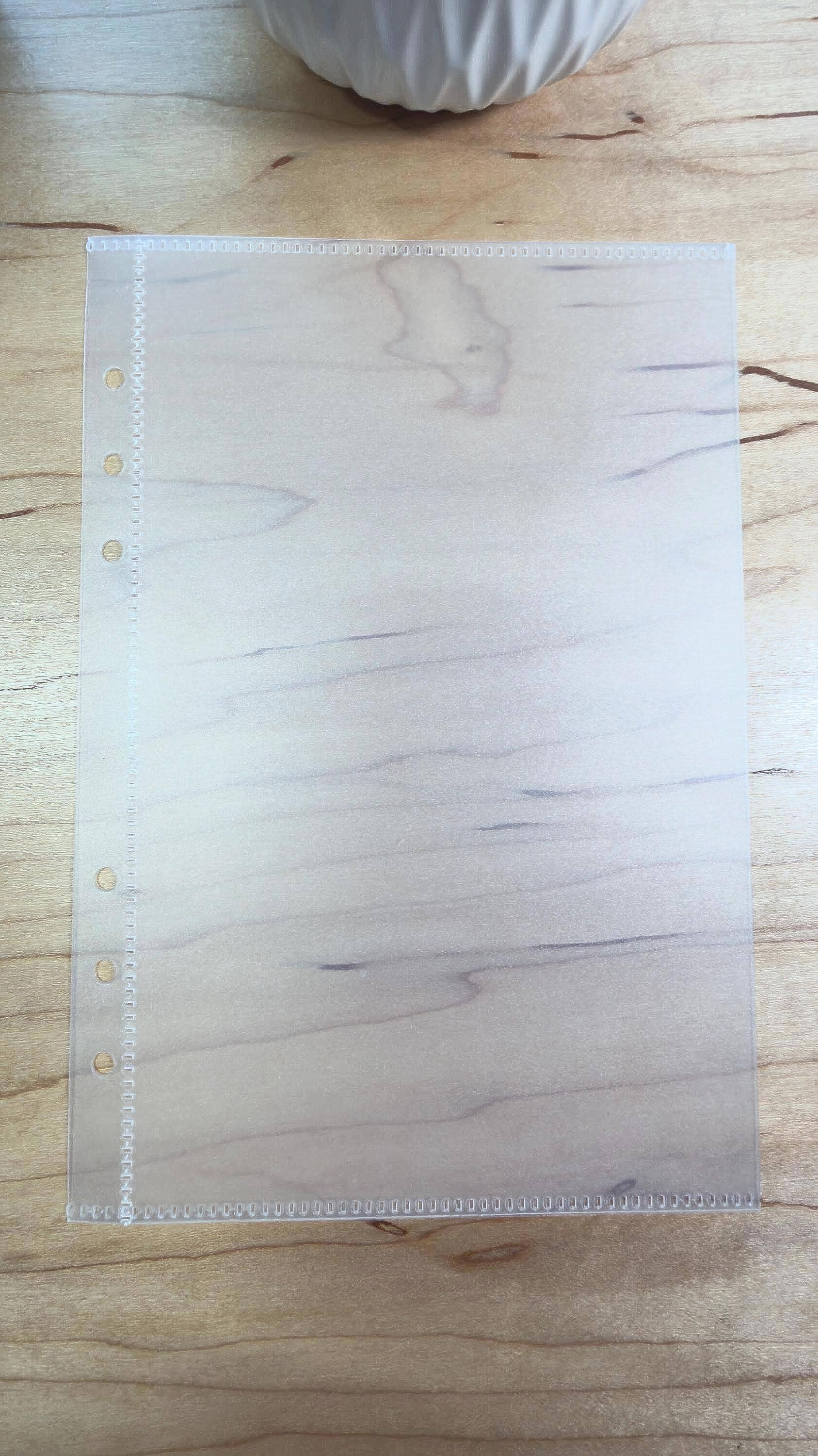 Clear Frosted Cash Envelopes | A6 & A5 Binder Budgeting | 6 Pack Durable PVC | No Zipper |