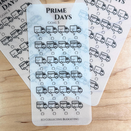 Prime Days Savings Challenge | Amazon Spending Tracker | Cash Stuffing Budget Insert |