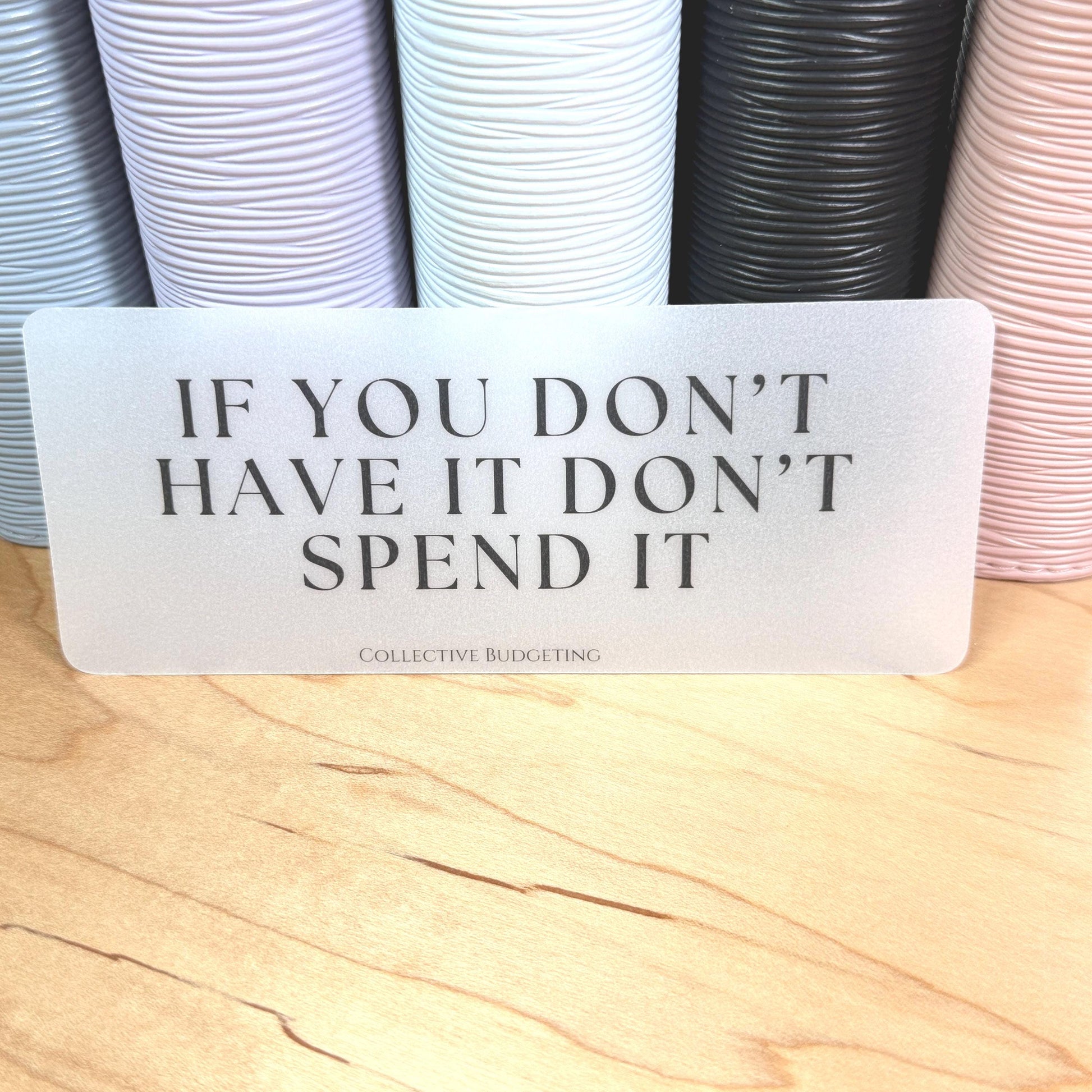 A5 A6 Sarcastic Budget Placeholders – Matte Vellum Cash Stuffing Motivational Binder Inserts