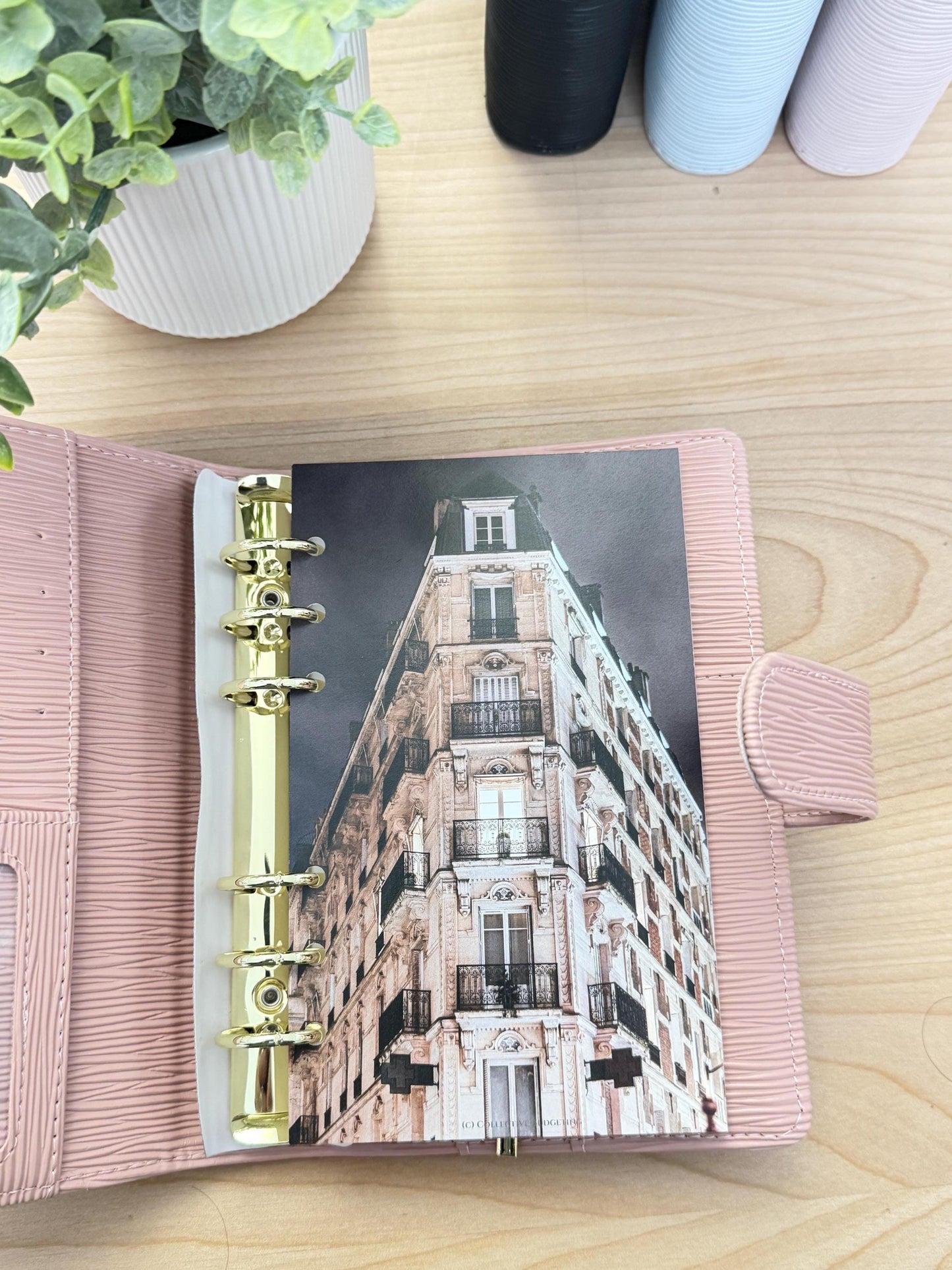 Parisian Budget Binder Dashboard: A5 A6 Cash Envelope Insert