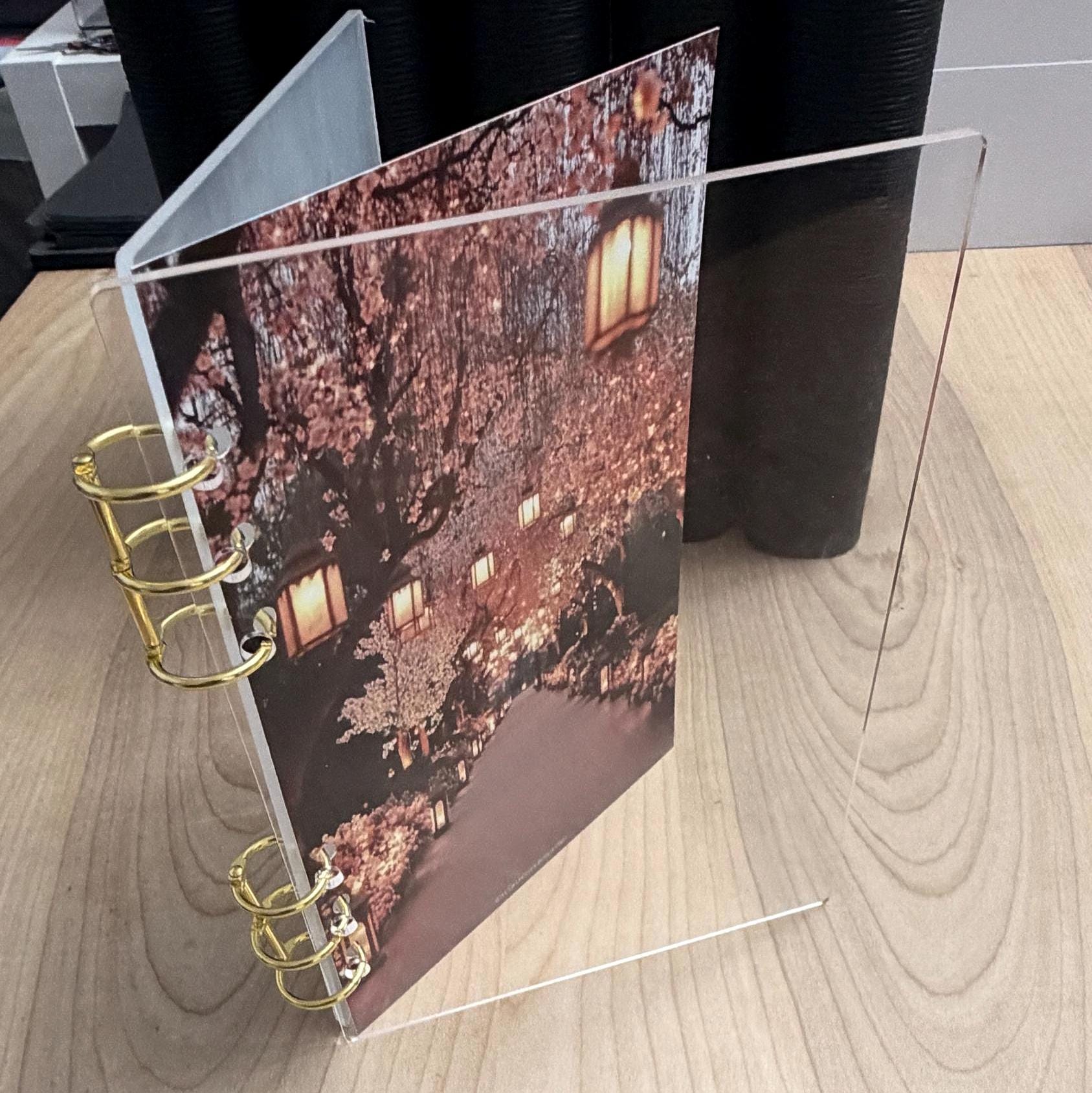 Fluted Acrylic A6/A5 Dashboard | Budget Binder Insert