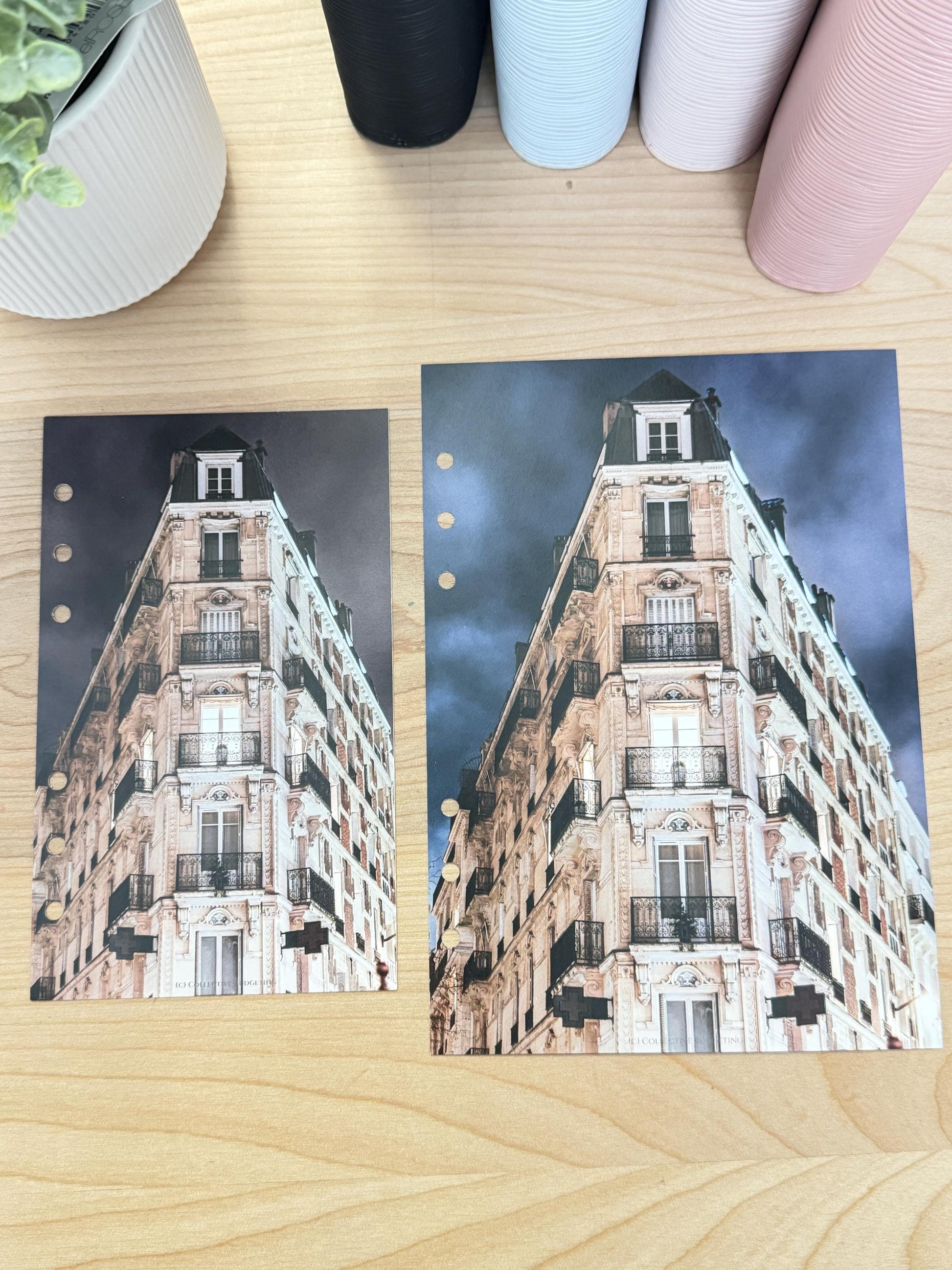 Parisian Budget Binder Dashboard: A5 A6 Cash Envelope Insert