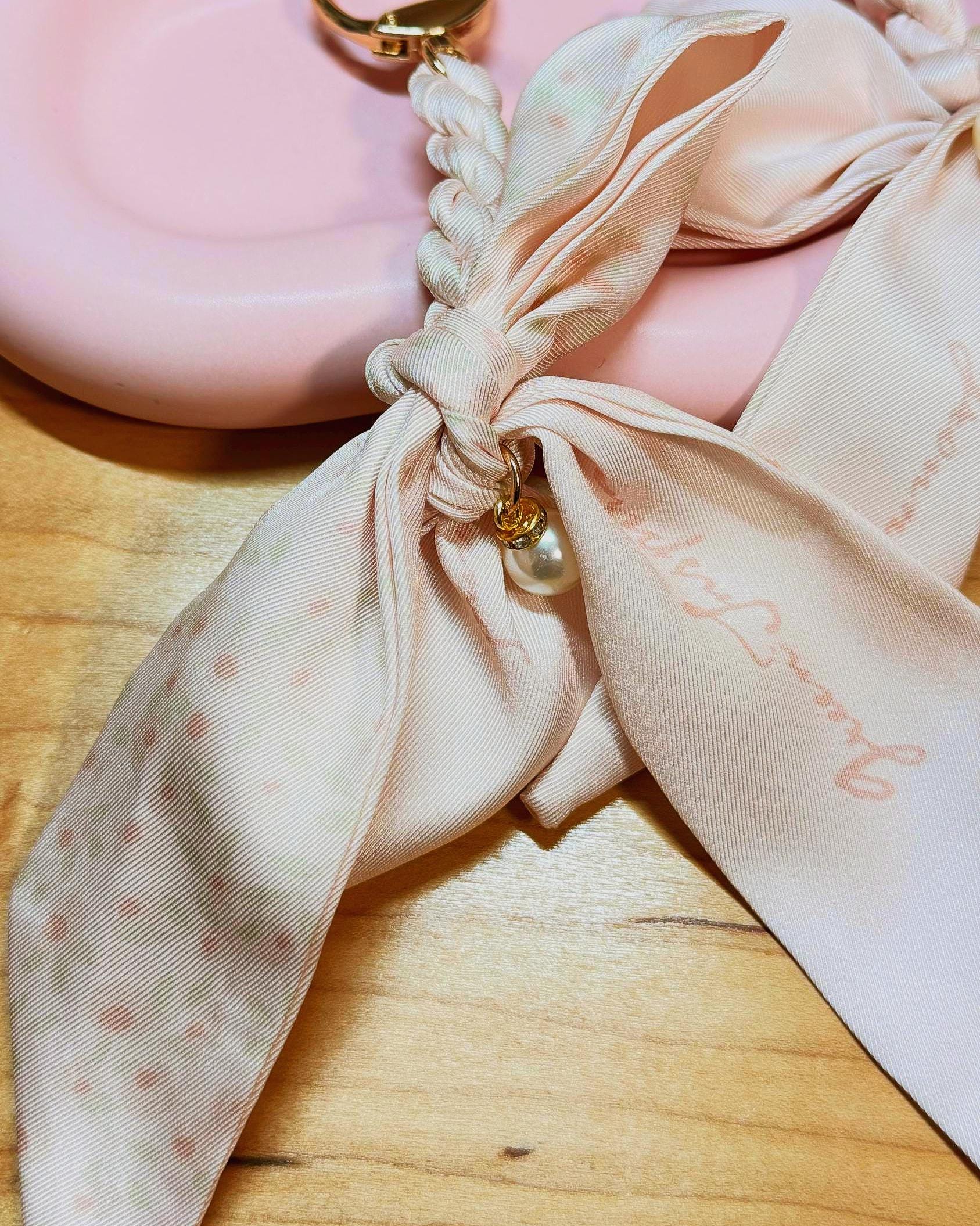 Blue and Green Floral Planner Charms | A5 A6 A7 Budget Binder Charm | Braided Keychain