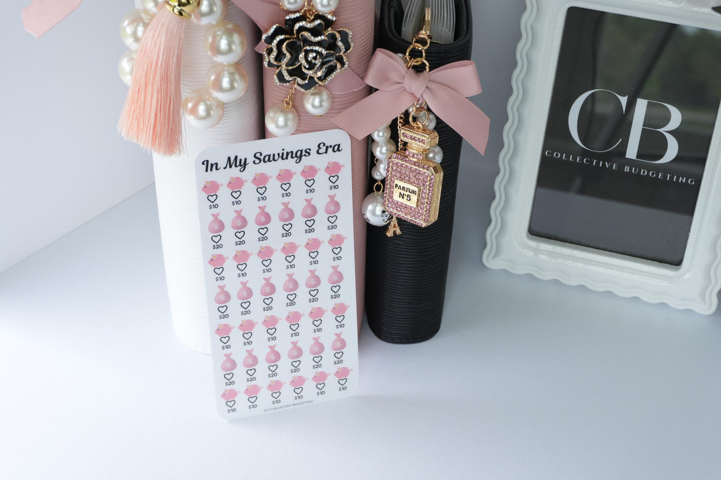 In My Savings Era Savings Challenge | Laminated Reusable Erasable Tracker Card