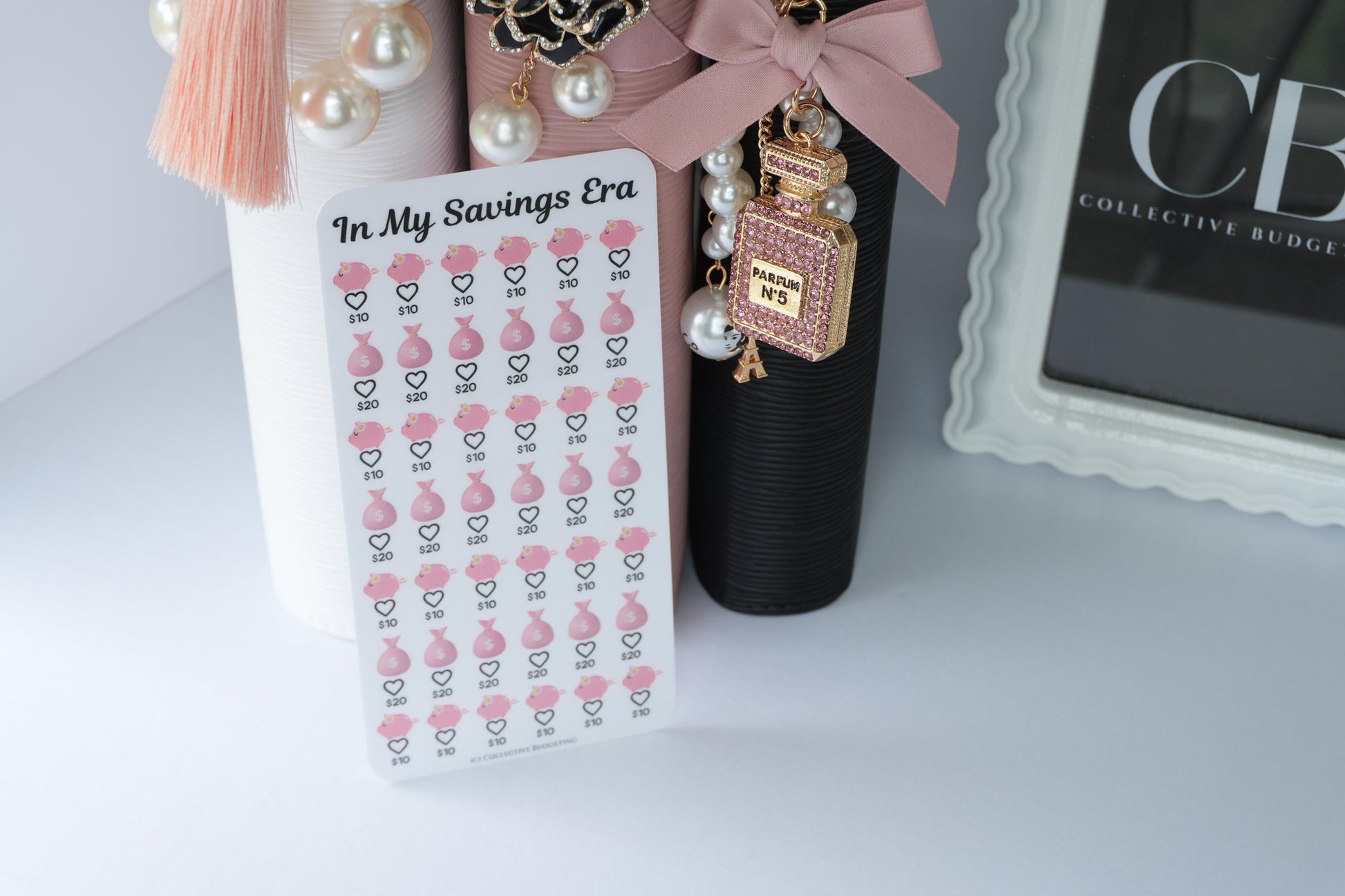 In My Savings Era Savings Challenge | Laminated Reusable Erasable Tracker Card