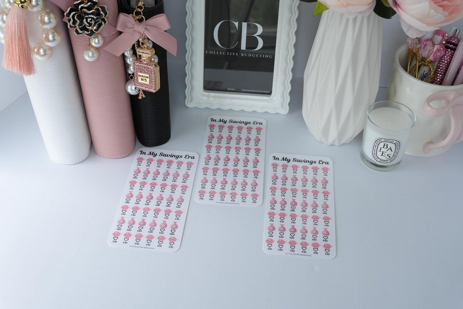 In My Savings Era Savings Challenge | Laminated Reusable Erasable Tracker Card