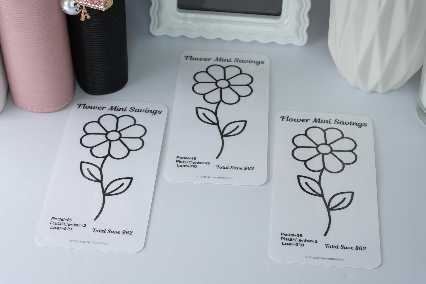 Specialty Treats Mini Savings Challenge Set | 5-Pack Budget Tracker Cards