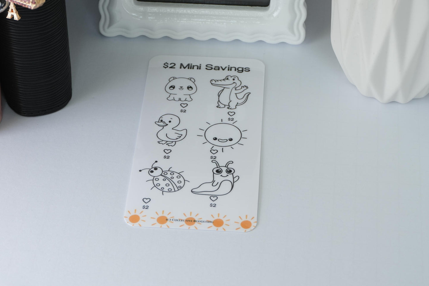 Animal Mini Savings Challenges Set or Individual | Budget Binder Tracker