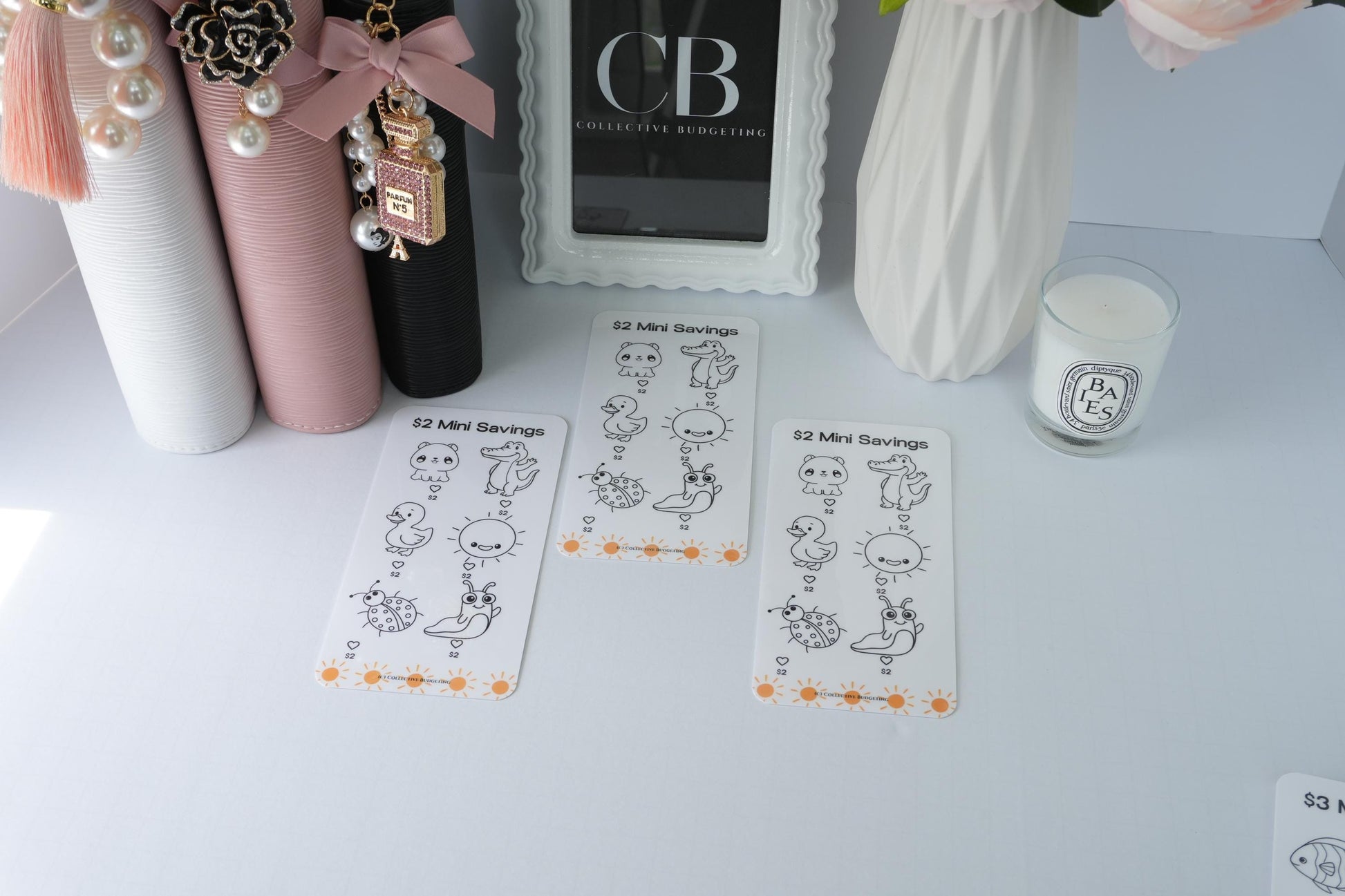 Animal Mini Savings Challenges Set or Individual | Budget Binder Tracker