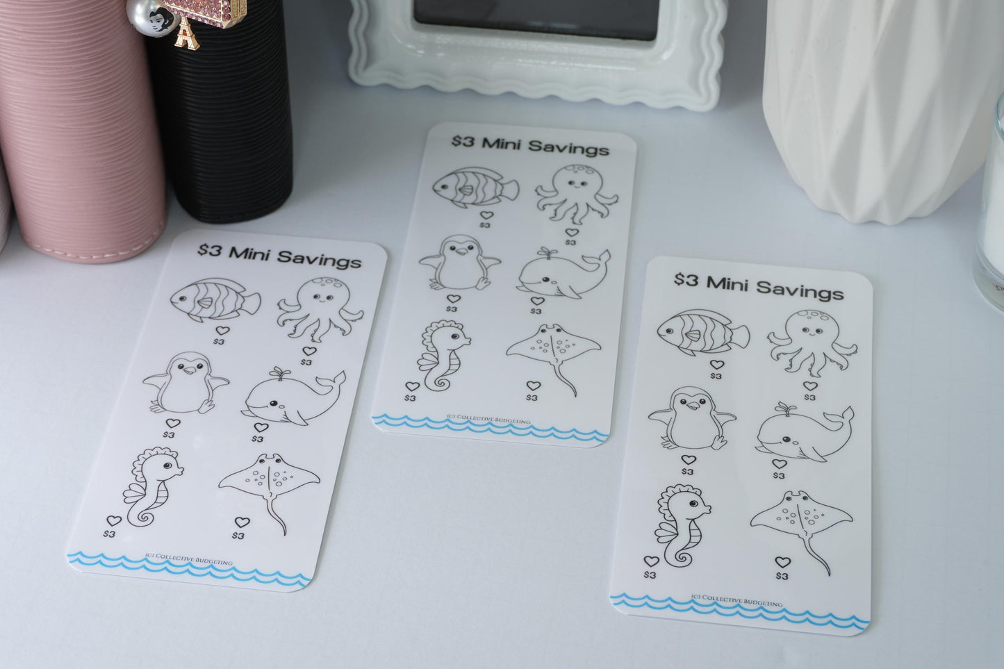 Animal Mini Savings Challenges Set or Individual | Budget Binder Tracker