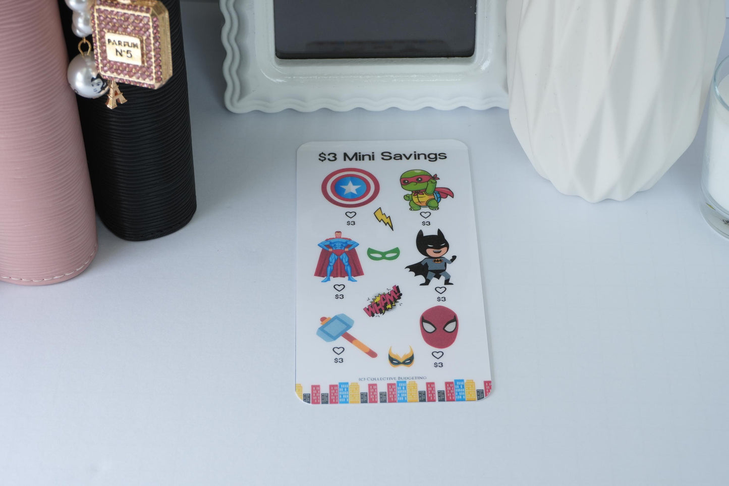 Boys Mini Savings Challenge Cards | Kids Budget Tracker for Binders