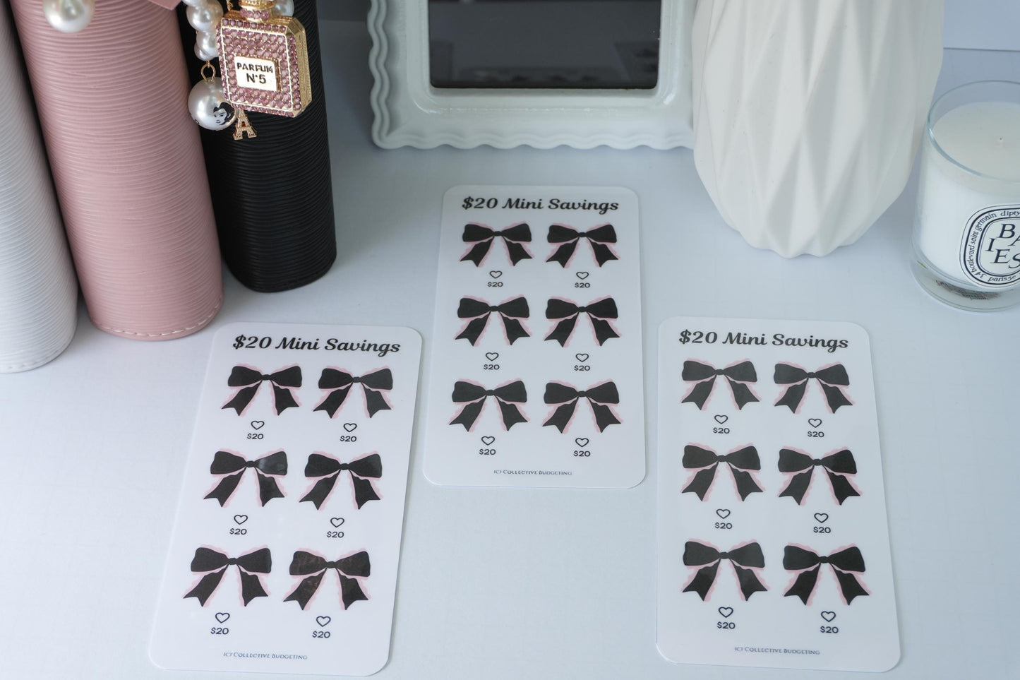 Specialty Treats Mini Savings Challenge Set | 5-Pack Budget Tracker Cards