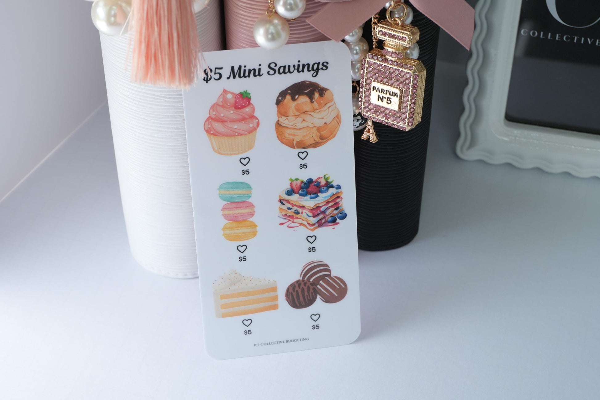 Specialty Treats Mini Savings Challenge Set | 5-Pack Budget Tracker Cards