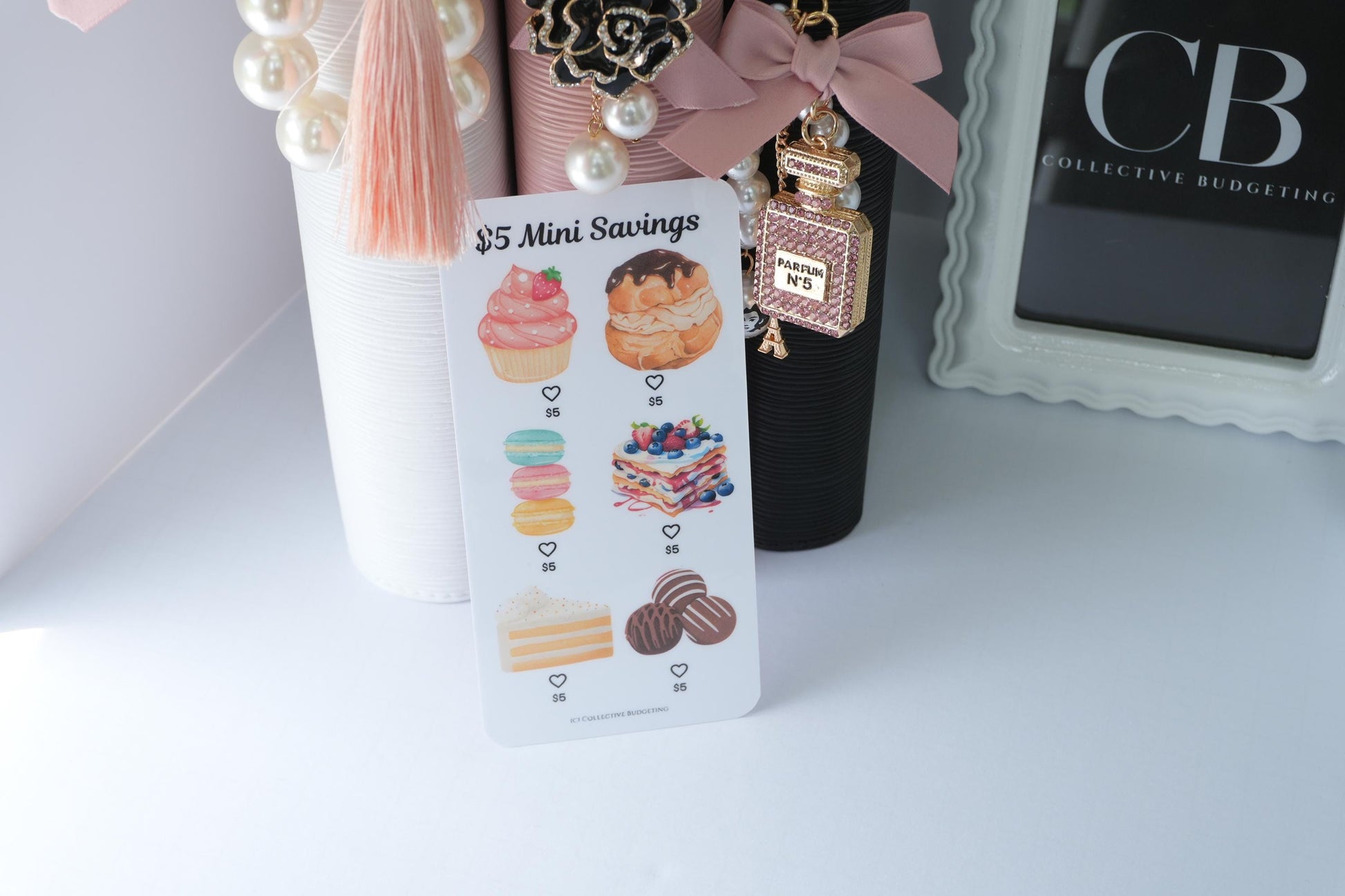 Specialty Treats Mini Savings Challenge Set | 5-Pack Budget Tracker Cards