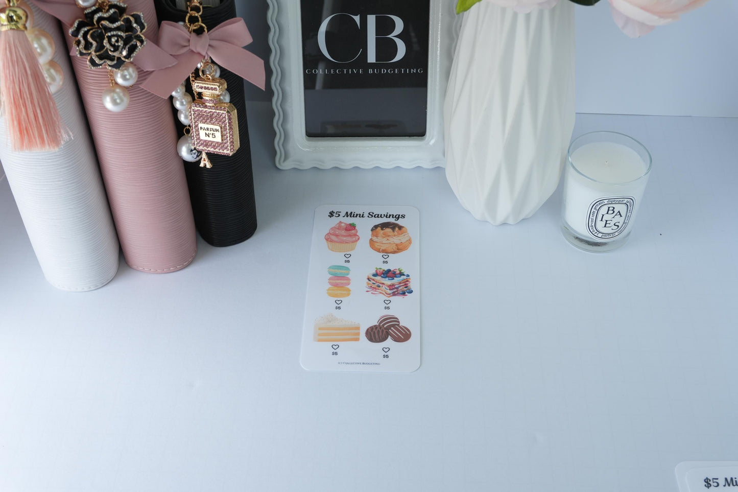 Specialty Treats Mini Savings Challenge Set | 5-Pack Budget Tracker Cards