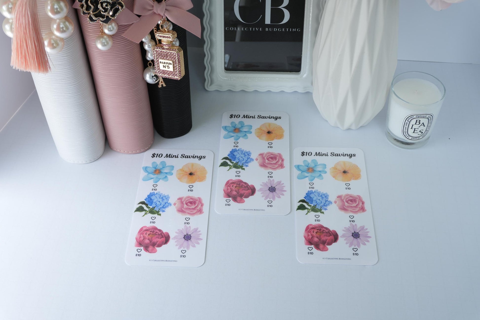 Specialty Treats Mini Savings Challenge Set | 5-Pack Budget Tracker Cards