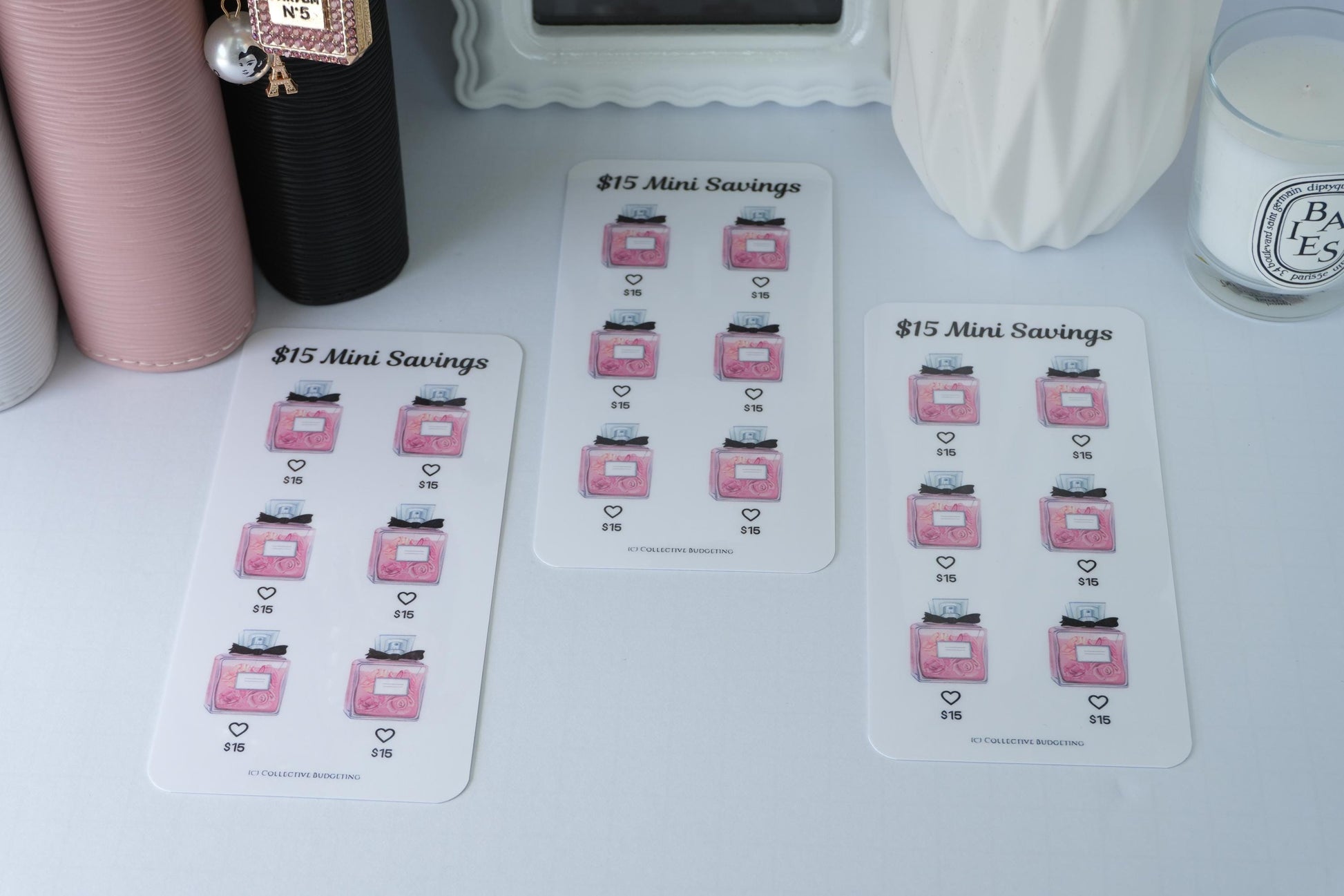 Specialty Treats Mini Savings Challenge Set | 5-Pack Budget Tracker Cards