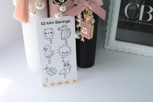 Animal Mini Savings Challenges Set or Individual | Budget Binder Tracker