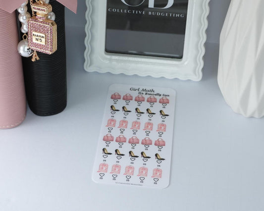 Five Dollar Savings Challenge | Girl Math | Laminated Cash Stuffing Tracker