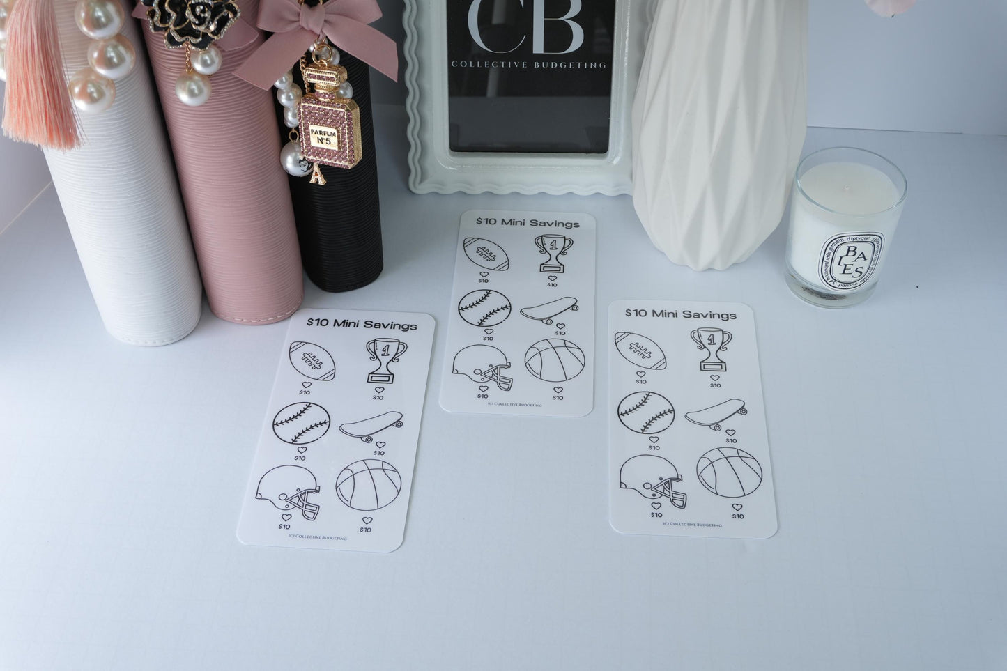 Boys Mini Savings Challenge Cards | Kids Budget Tracker for Binders