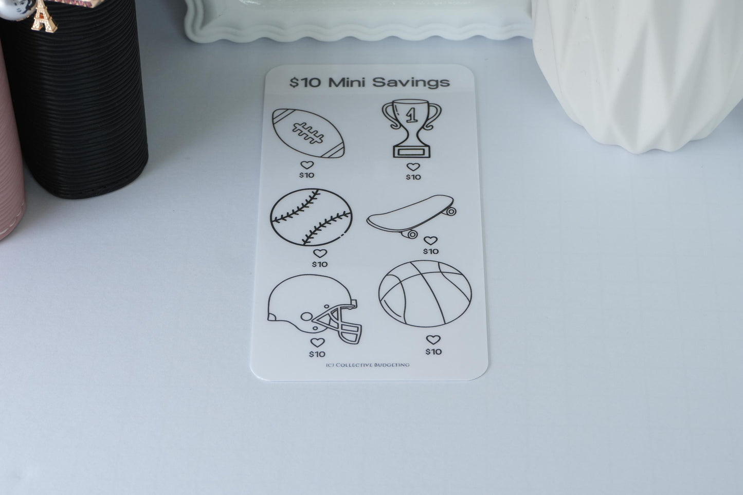 Boys Mini Savings Challenge Cards | Kids Budget Tracker for Binders