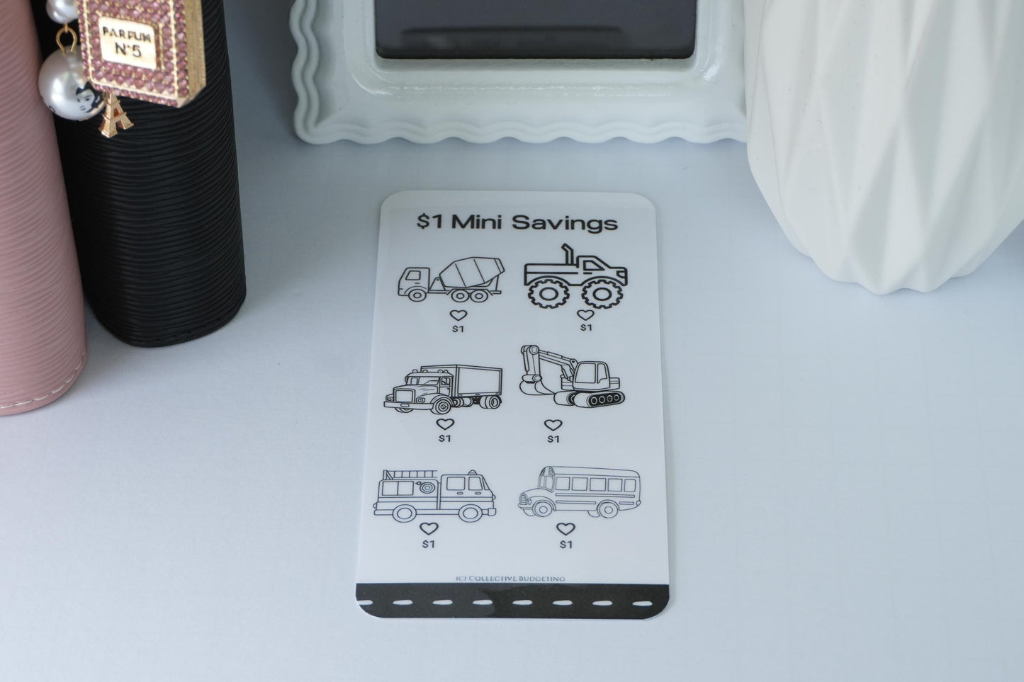 Boys Mini Savings Challenge Cards | Kids Budget Tracker for Binders