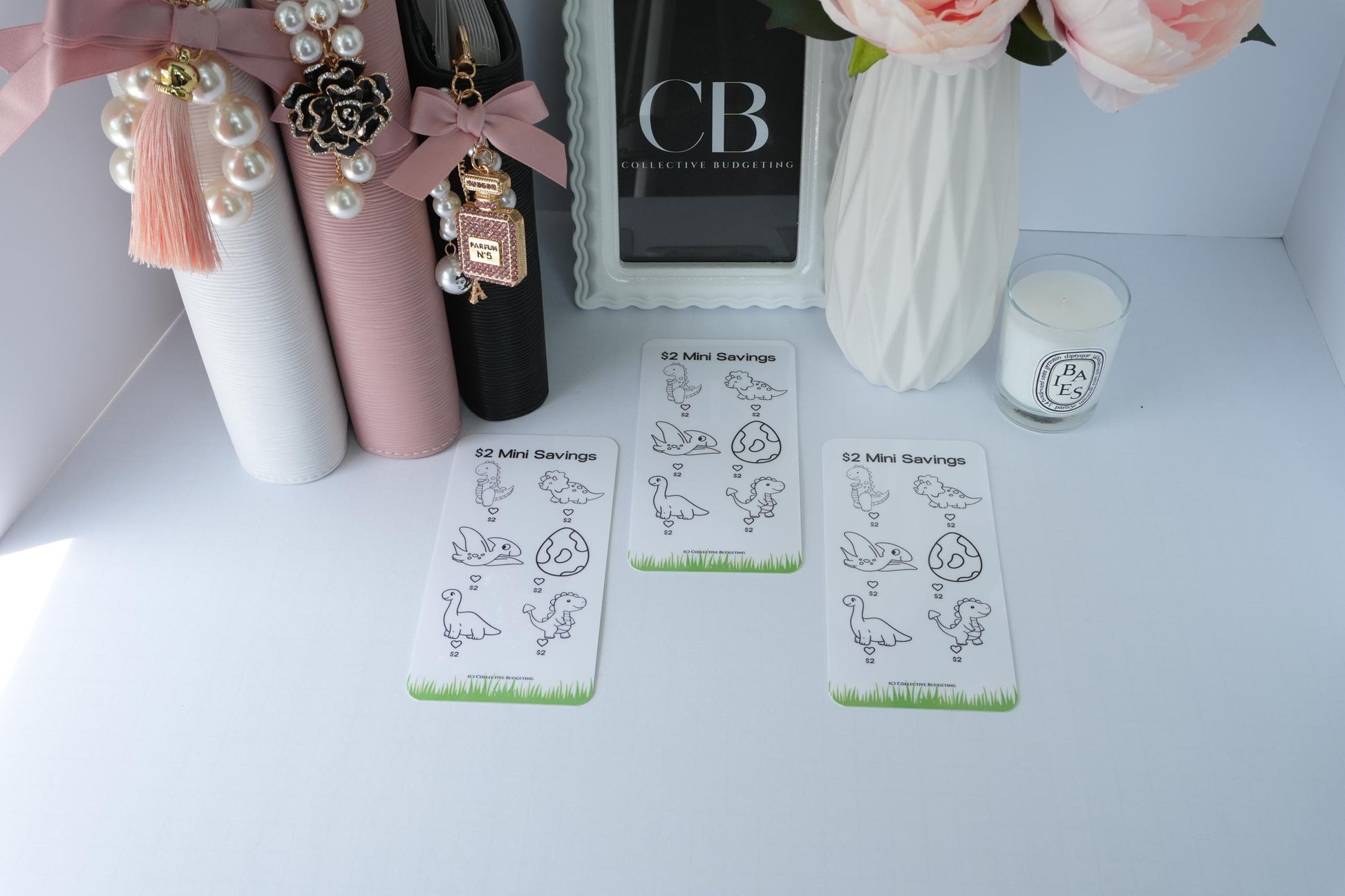 Boys Mini Savings Challenge Cards | Kids Budget Tracker for Binders
