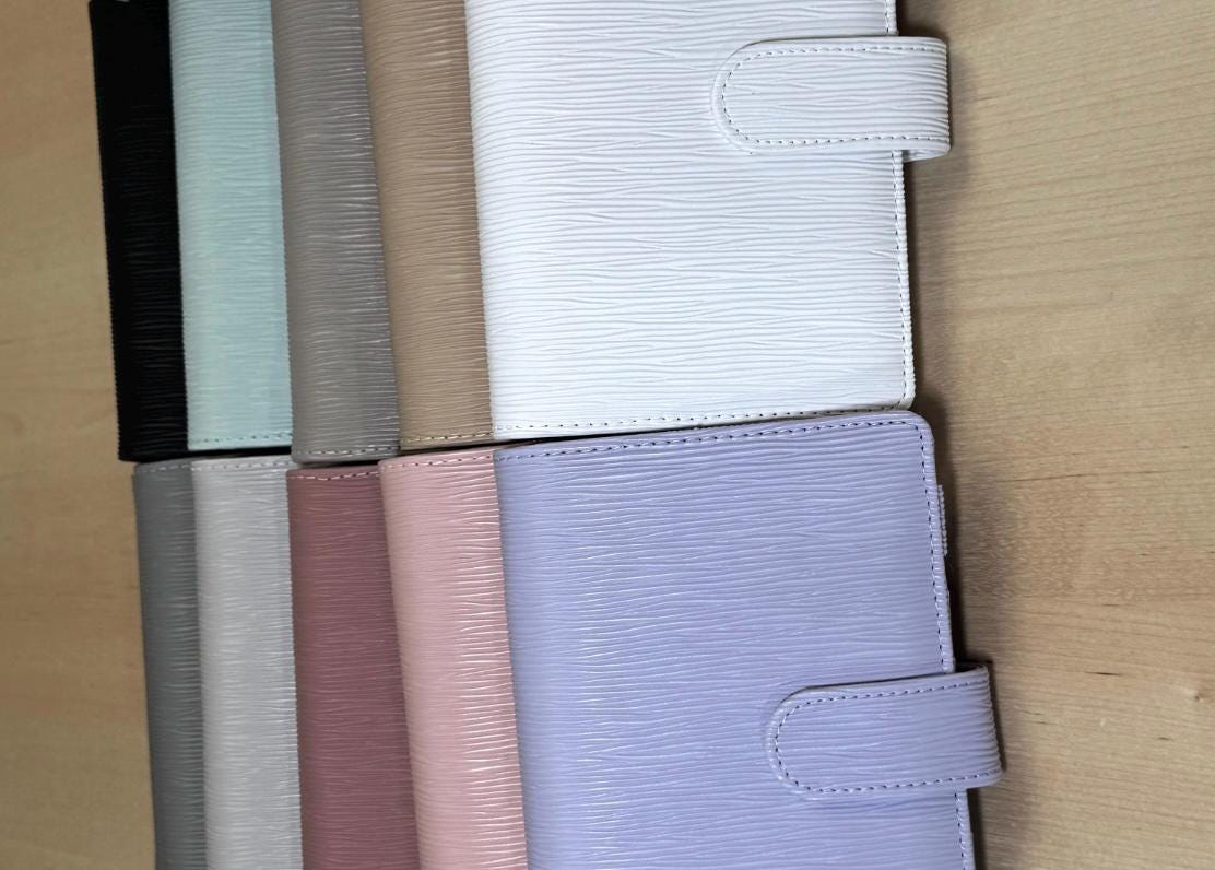 A6 Binder Bundle with Dashboard, Silver Planner Paperclip and Silver Rings
