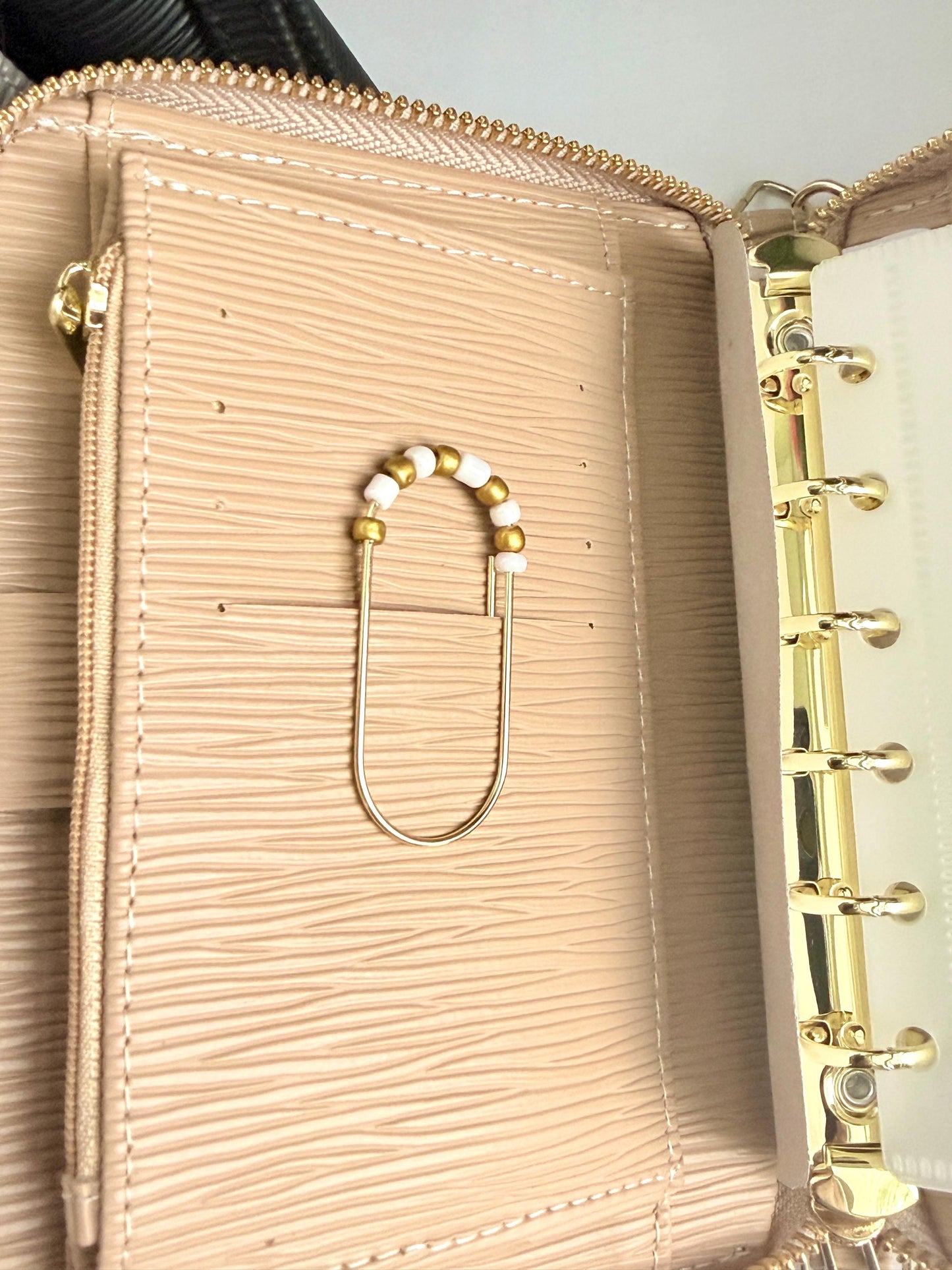 A7 Zippy Bundle | A7 Wallet with Cash Envelopes and Custom Paperclip