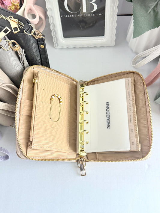 A7 Zippy Bundle | A7 Wallet with Cash Envelopes and Custom Paperclip