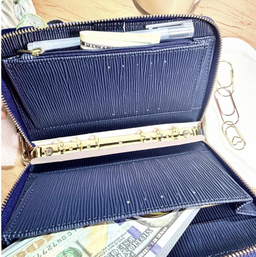 A6 Zippy Binder Bundle | A6 Wallet with Cash Envelopes and a Custom Paperclip