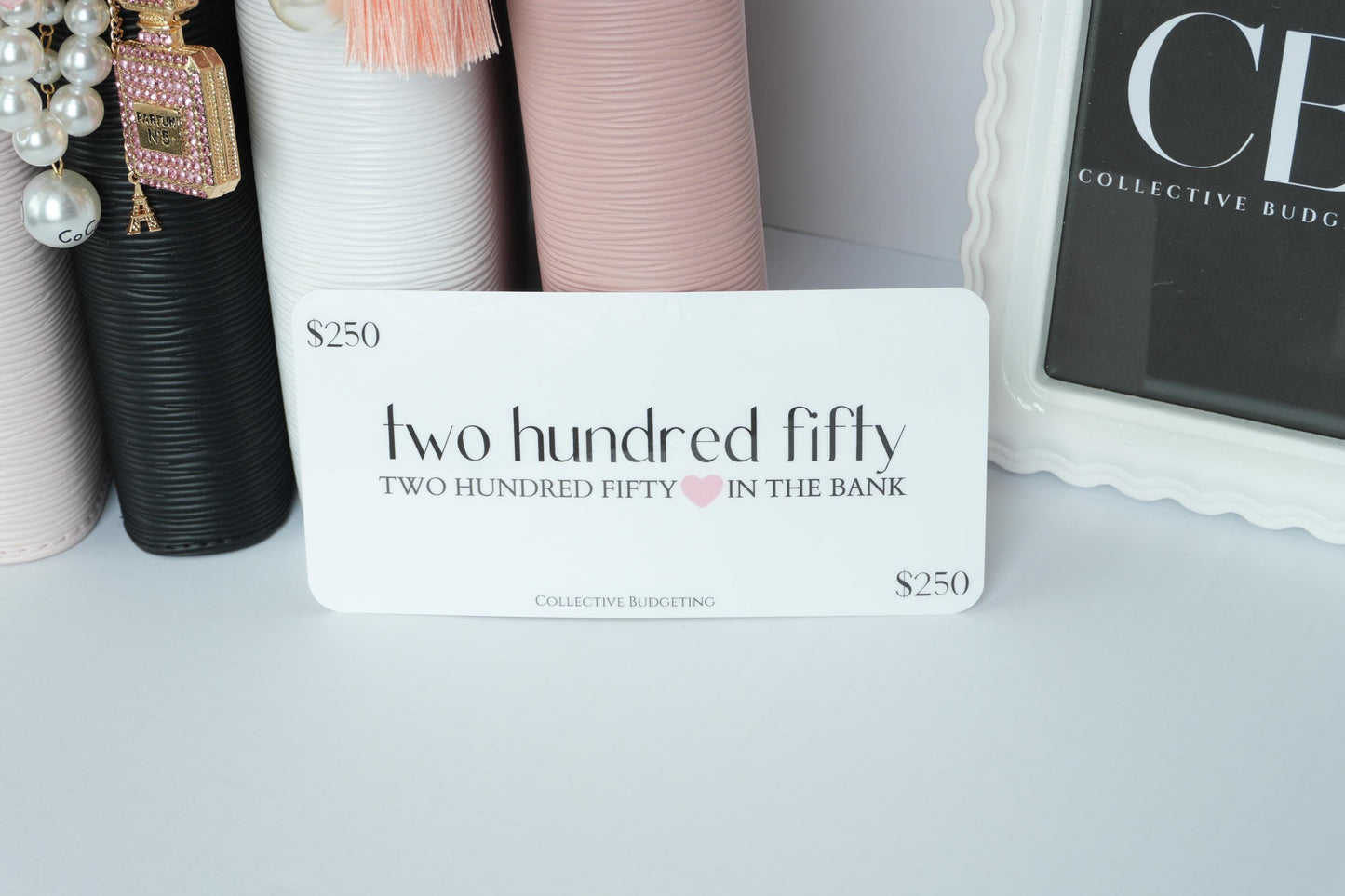 Laminated Denomination Placeholders | Budget Binder Cash Stuffing Cards