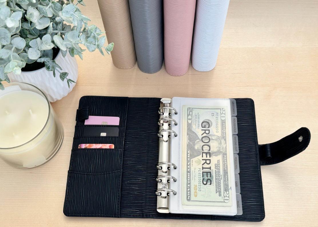 A6 Binder Bundle with Dashboard, Silver Planner Paperclip and Silver Rings