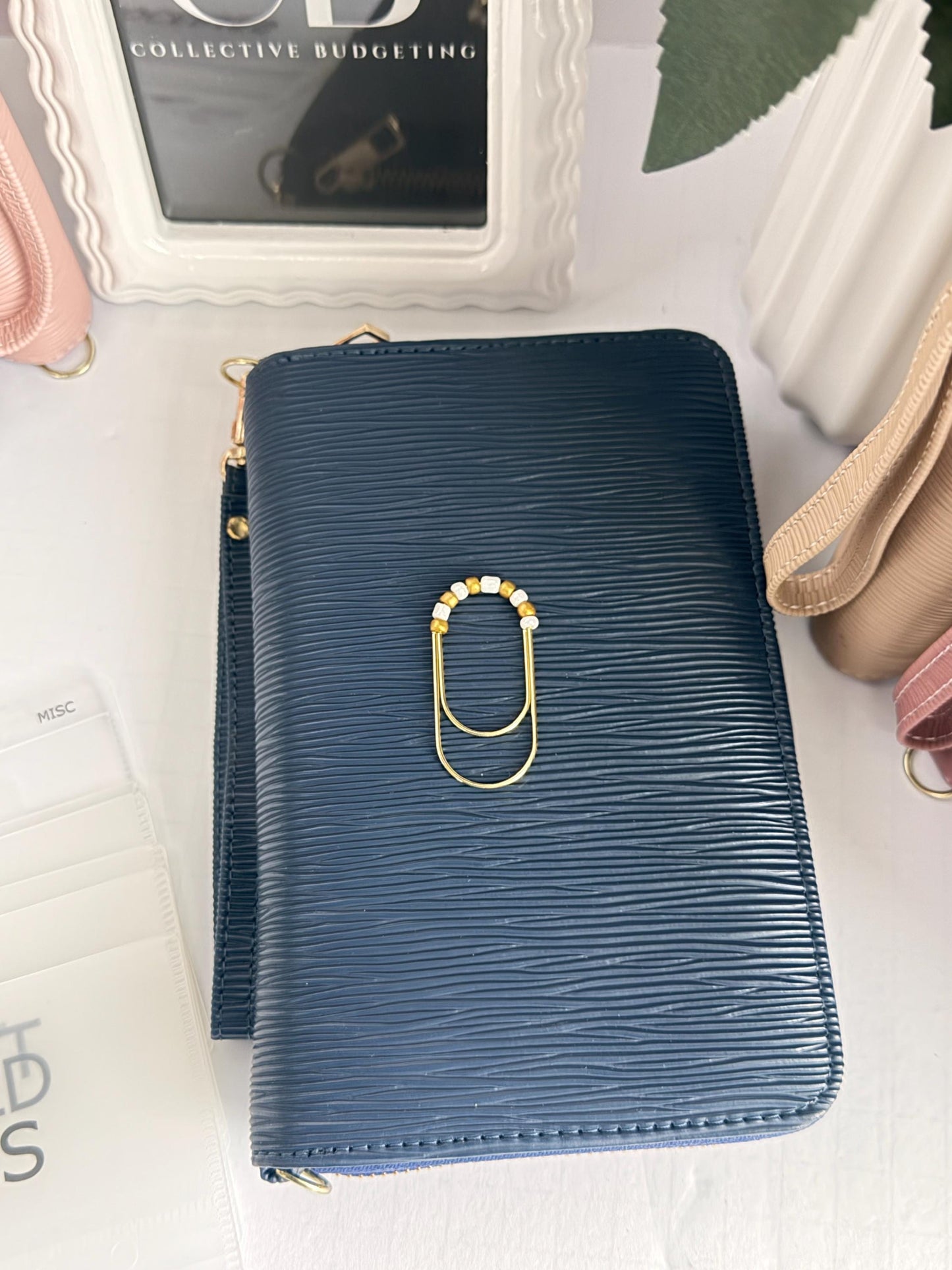 A6 Zippy Binder Bundle | A6 Wallet with Cash Envelopes and a Custom Paperclip