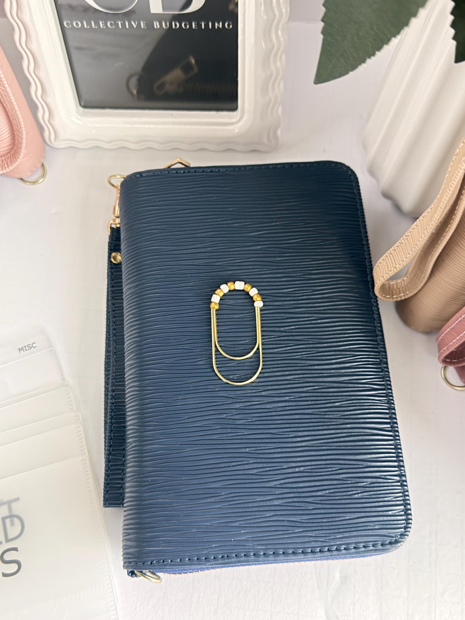 A6 Zippy Binder Bundle | A6 Wallet with Cash Envelopes and a Custom Paperclip