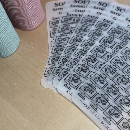 Software Savings Challenge: Laminated Vellum Cash Tracker