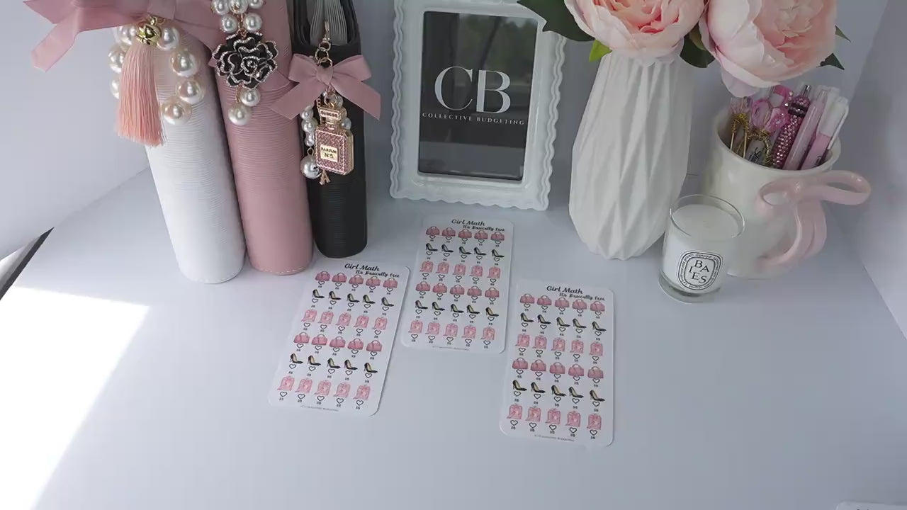 Five Dollar Savings Challenge | Girl Math | Laminated Cash Stuffing Tracker