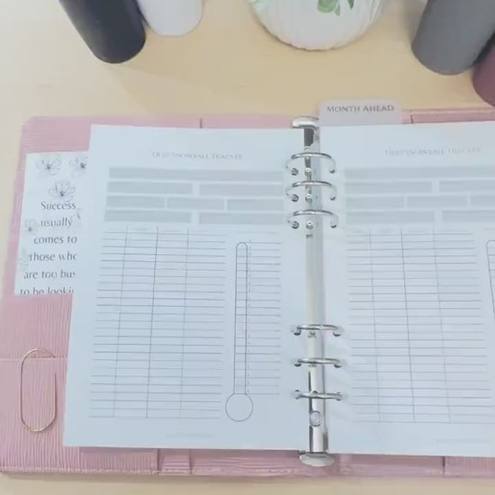 A5 Debt Snowball Tracker Insert: Cash Budgeting Tool