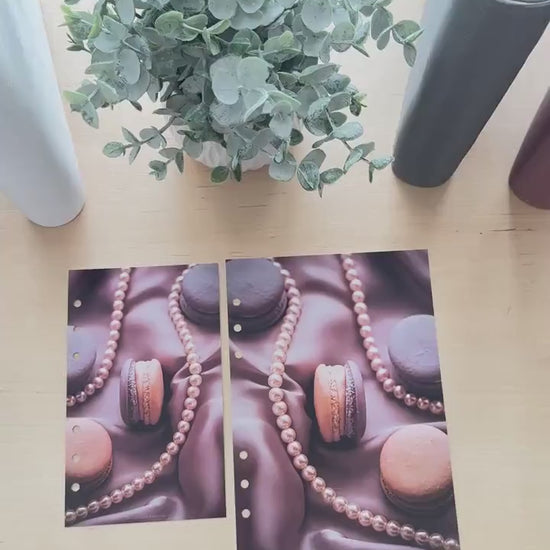 Macaroon Budget Binder Dashboard: A5 A6 Cash Stuffing Insert